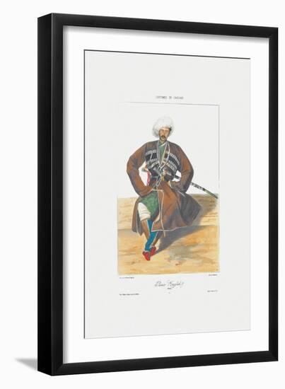 Prince Kazbek of Ossetia, 1840-Grigori Grigorievich Gagarin-Framed Giclee Print