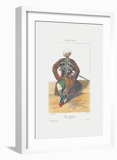 Prince Kazbek of Ossetia, 1840-Grigori Grigorievich Gagarin-Framed Giclee Print