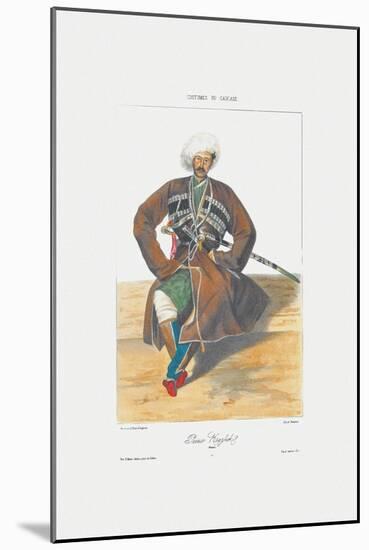 Prince Kazbek of Ossetia, 1840-Grigori Grigorievich Gagarin-Mounted Giclee Print