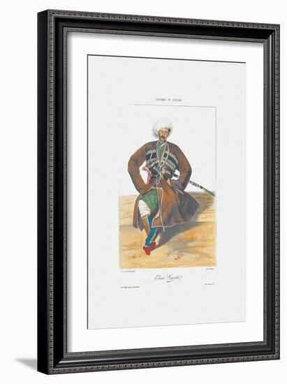 Prince Kazbek of Ossetia, 1840-Grigori Grigorievich Gagarin-Framed Giclee Print