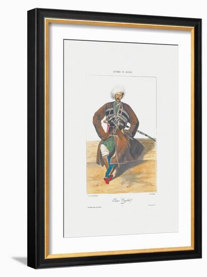 Prince Kazbek of Ossetia, 1840-Grigori Grigorievich Gagarin-Framed Giclee Print