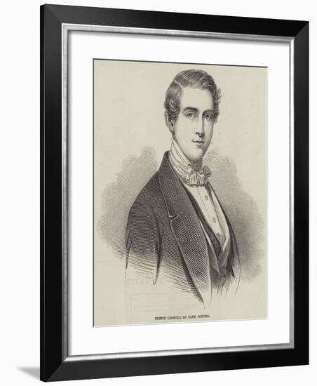 Prince Leopold of Saxe Coburg-null-Framed Giclee Print