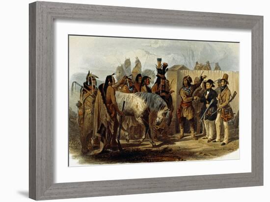 Prince Max Von Wied-Neuwied-Karl Bodmer-Framed Giclee Print