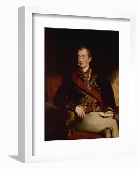 Prince Metternich, Austrian Statesman , 1815-Thomas Lawrence-Framed Giclee Print