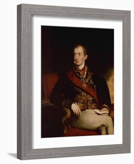 Prince Metternich, Austrian Statesman , 1815-Thomas Lawrence-Framed Giclee Print