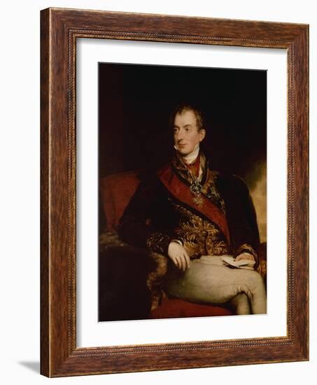 Prince Metternich, Austrian Statesman , 1815-Thomas Lawrence-Framed Giclee Print