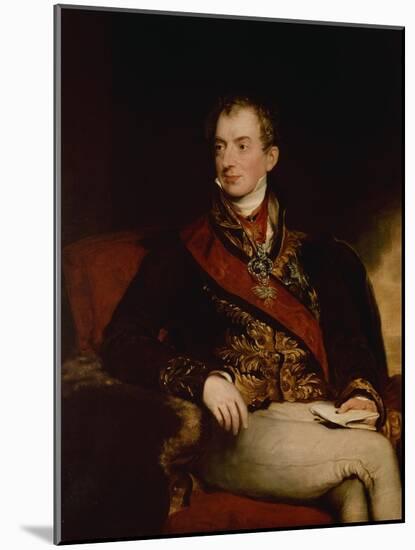 Prince Metternich, Austrian Statesman , 1815-Thomas Lawrence-Mounted Giclee Print