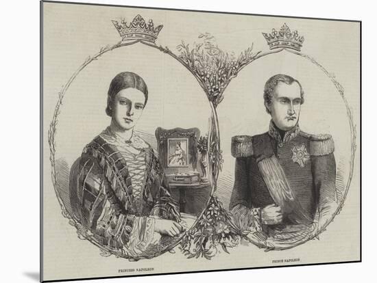 Prince Napoleon and His Bride-null-Mounted Giclee Print