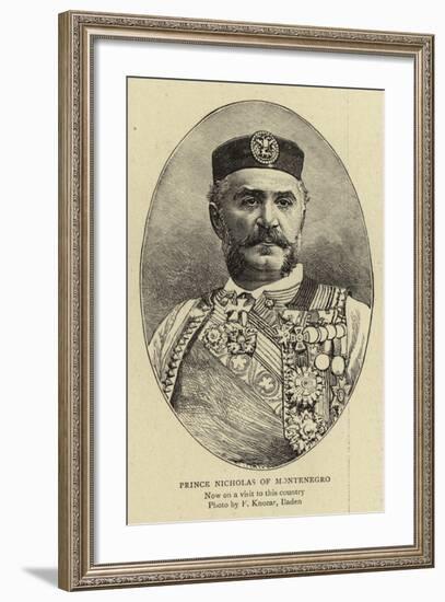 Prince Nicholas of Montenegro-null-Framed Giclee Print