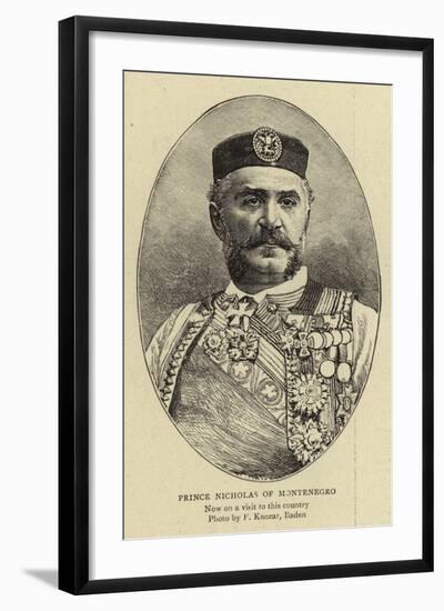 Prince Nicholas of Montenegro-null-Framed Giclee Print