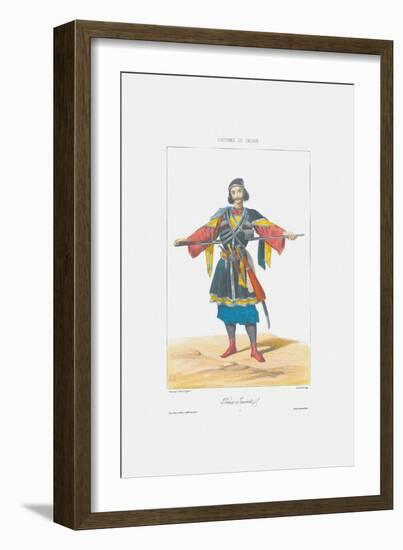 Prince of Imereti (From: Scenes, Paysages, Meurs Et Costumes Du Caucas), 1840-Grigori Grigorievich Gagarin-Framed Giclee Print