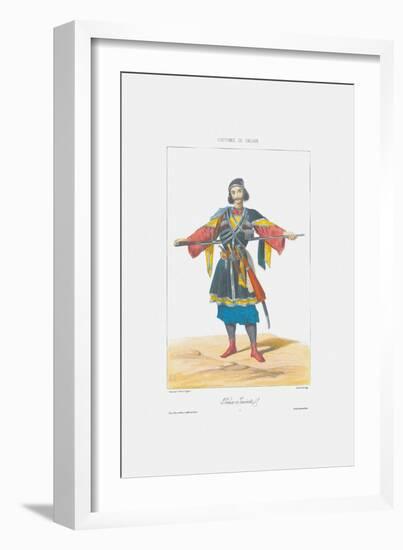 Prince of Imereti (From: Scenes, Paysages, Meurs Et Costumes Du Caucas), 1840-Grigori Grigorievich Gagarin-Framed Giclee Print