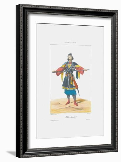 Prince of Imereti (From: Scenes, Paysages, Meurs Et Costumes Du Caucas), 1840-Grigori Grigorievich Gagarin-Framed Giclee Print