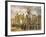 Prince of Wales and Alexandra of Denmark's Wedding, Procession Passing Eton College-null-Framed Giclee Print