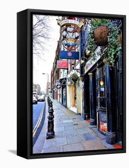 Prince of Wales Bar, Knightsbridge, London-Anna Siena-Framed Premier Image Canvas