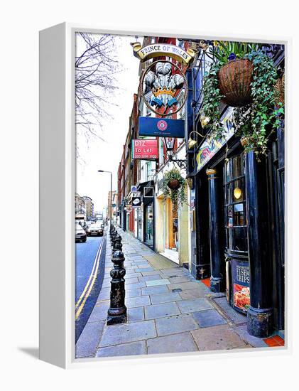 Prince of Wales Bar, Knightsbridge, London-Anna Siena-Framed Premier Image Canvas