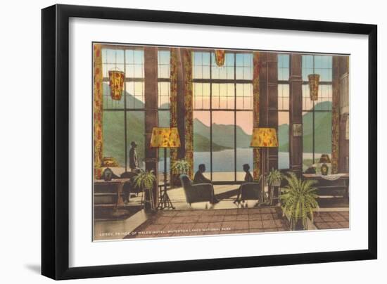 Prince of Wales Hotel, Waterton Lakes, Alberta-null-Framed Art Print