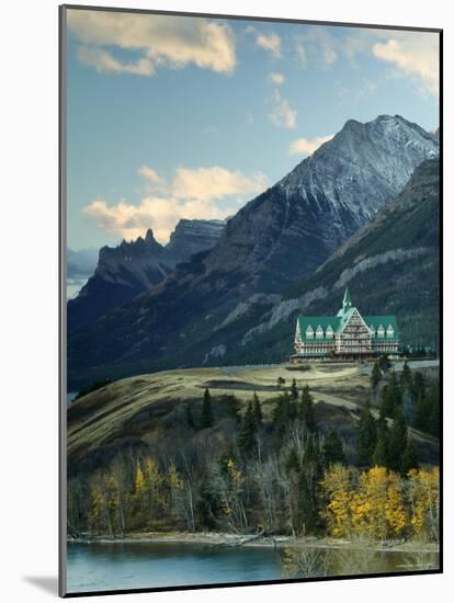 Prince of Wales Hotel, Waterton Lakes National Park, Alberta, Canada-Walter Bibikow-Mounted Photographic Print
