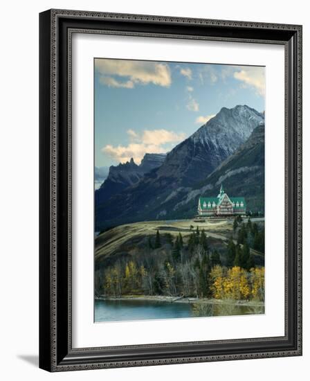 Prince of Wales Hotel, Waterton Lakes National Park, Alberta, Canada-Walter Bibikow-Framed Photographic Print