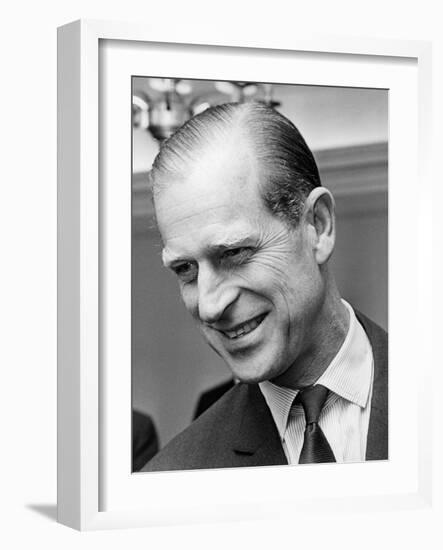 Prince Philip at Imperial House, Millbank-Associated Newspapers-Framed Photo