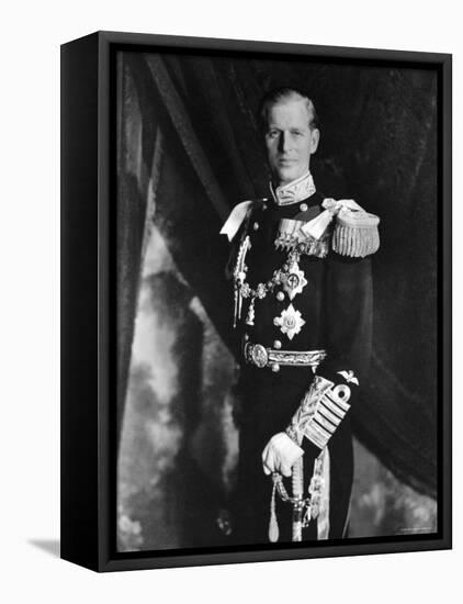 Prince Philip, Duke of Edinburgh, Earl of Merioneth and Baron Greenwich, Married to the Queen-Cecil Beaton-Framed Premier Image Canvas