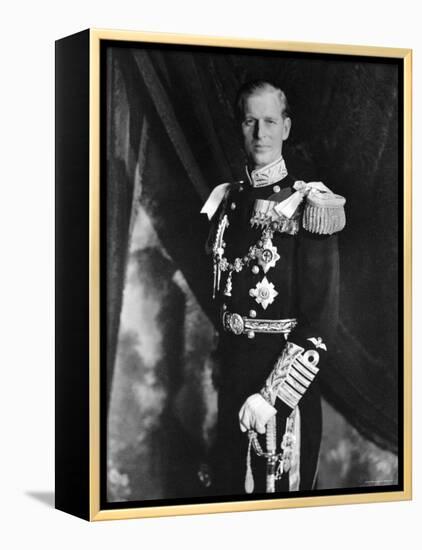 Prince Philip, Duke of Edinburgh, Earl of Merioneth and Baron Greenwich, Married to the Queen-Cecil Beaton-Framed Premier Image Canvas