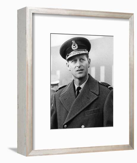 Prince Philip in uniform-Associated Newspapers-Framed Photo