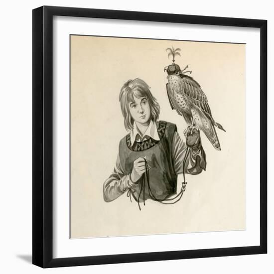 Prince Richard, the Future Richard the Lionheart, with a Hawk-Peter Jackson-Framed Giclee Print