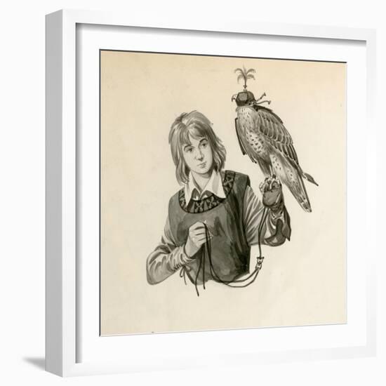 Prince Richard, the Future Richard the Lionheart, with a Hawk-Peter Jackson-Framed Giclee Print