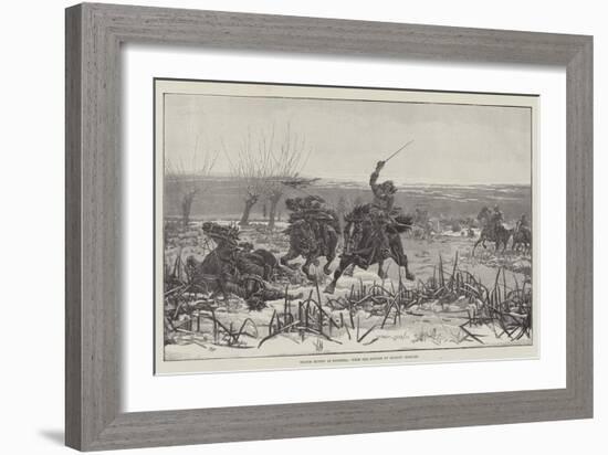 Prince Rupert at Edgehill-Stanley Berkeley-Framed Giclee Print