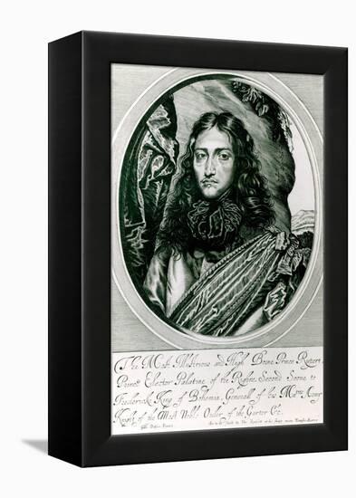 Prince Rupert of the Rhine Engraved by William Faithorne-William Dobson-Framed Premier Image Canvas