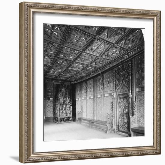 Prince's Chamber, Salzburg Fortress, Austria, C1900-Wurthle & Sons-Framed Photographic Print