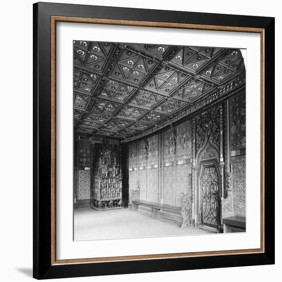 Prince's Chamber, Salzburg Fortress, Austria, C1900-Wurthle & Sons-Framed Photographic Print