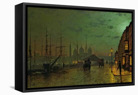 Prince's Dock, Hull, 1882-John Atkinson Grimshaw-Framed Premier Image Canvas