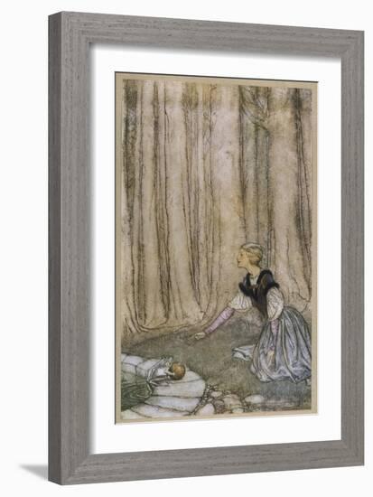 Prince to Frog-Arthur Rackham-Framed Art Print