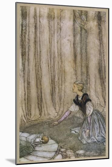 Prince to Frog-Arthur Rackham-Mounted Art Print