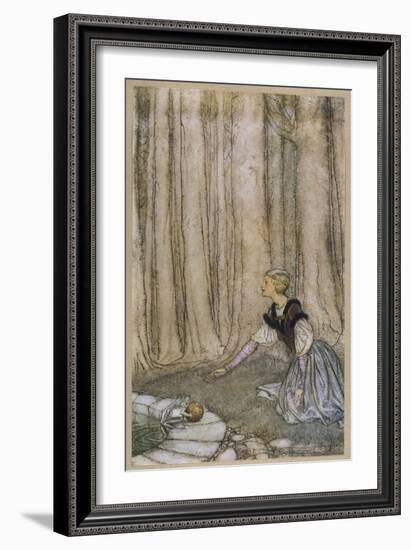 Prince to Frog-Arthur Rackham-Framed Art Print