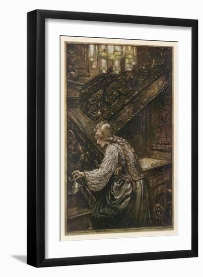 Prince to Frog-Arthur Rackham-Framed Art Print