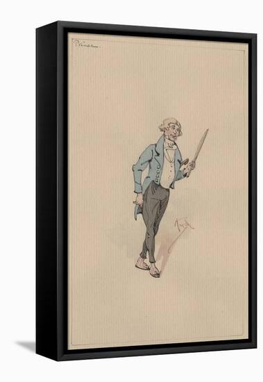 Prince Turveydrop, C.1920s-Joseph Clayton Clarke-Framed Premier Image Canvas