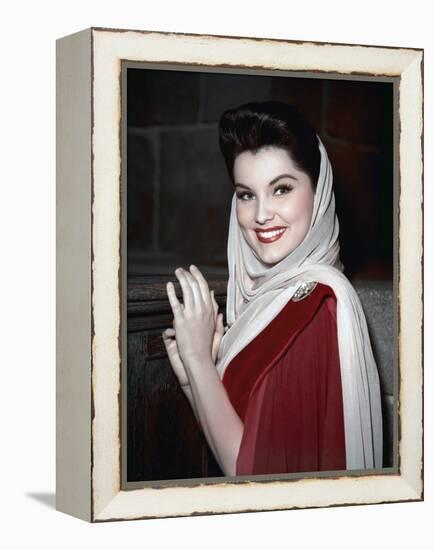 PRINCE VALIANT, 1954 directed by HENRY HATHAWAY Debra Paget (photo)-null-Framed Stretched Canvas