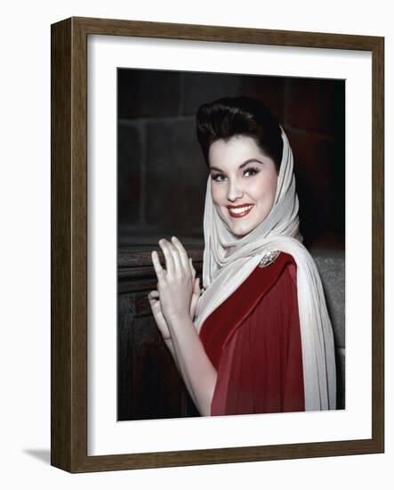 PRINCE VALIANT, 1954 directed by HENRY HATHAWAY Debra Paget (photo)-null-Framed Photo