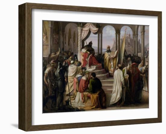 Prince Vladimir Chooses a Religion in 988, 1822-Johann Leberecht Eggink-Framed Giclee Print