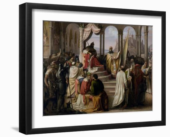 Prince Vladimir Chooses a Religion in 988, 1822-Johann Leberecht Eggink-Framed Giclee Print