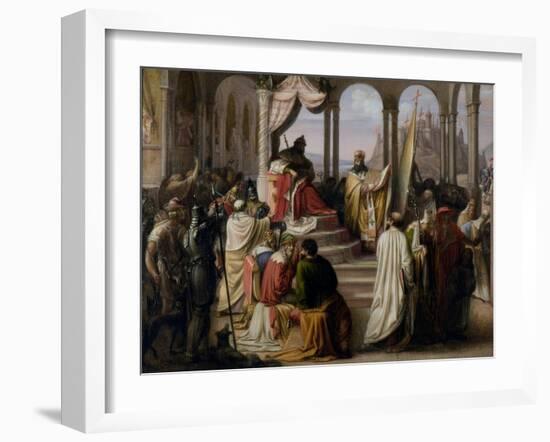 Prince Vladimir Chooses a Religion in 988, 1822-Johann Leberecht Eggink-Framed Giclee Print