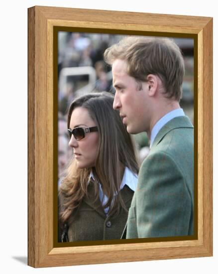 Prince William and Kate Middleton, 13th March 2007-null-Framed Premier Image Canvas