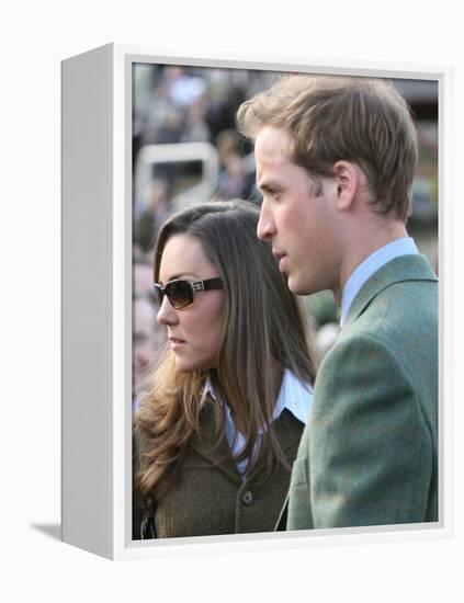 Prince William and Kate Middleton, 13th March 2007-null-Framed Premier Image Canvas