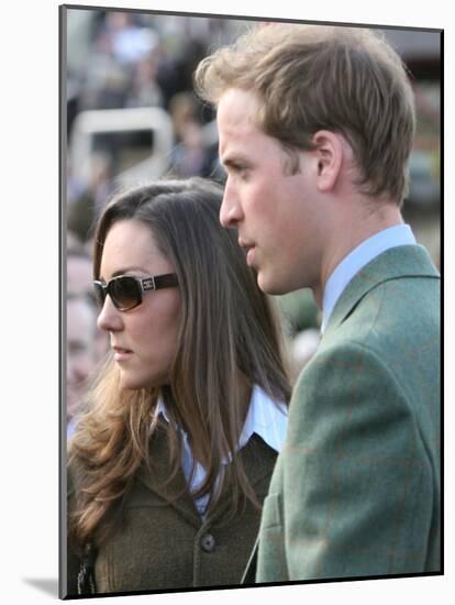 Prince William and Kate Middleton, 13th March 2007-null-Mounted Photographic Print