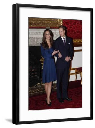 Prince William And Kate Middleton Announcing Their Engagement And