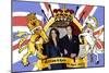 Prince William and Kate Middleton, The Royal Wedding April 29th, 2011-null-Mounted Art Print