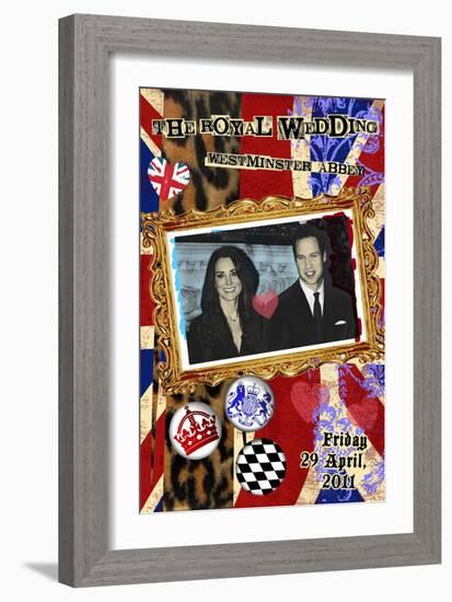 Prince William and Kate Middleton, The Royal Wedding Scrapbook-null-Framed Art Print